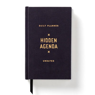 Hidden Agenda Undated Mini Planner By Galison, Brass Brass Monkey Cover Image