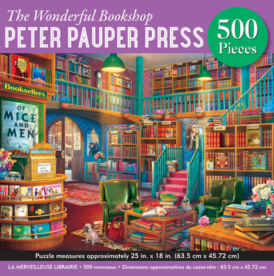 The Wonderful Bookshop 500-Piece Jigsaw Puzzle By Peter Pauper Press (Created by) Cover Image