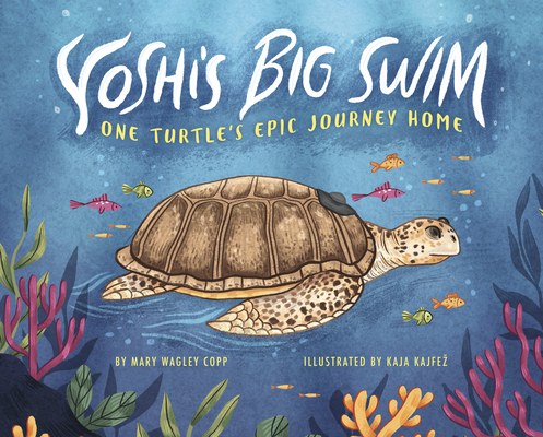 Yoshi's Big Swim: One Turtle's Epic Journey Home By Mary Wagley Copp, Kaja Kajfez (Illustrator) Cover Image