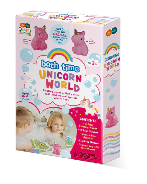 Bath Time Unicorn World Foam Bath Puzzle